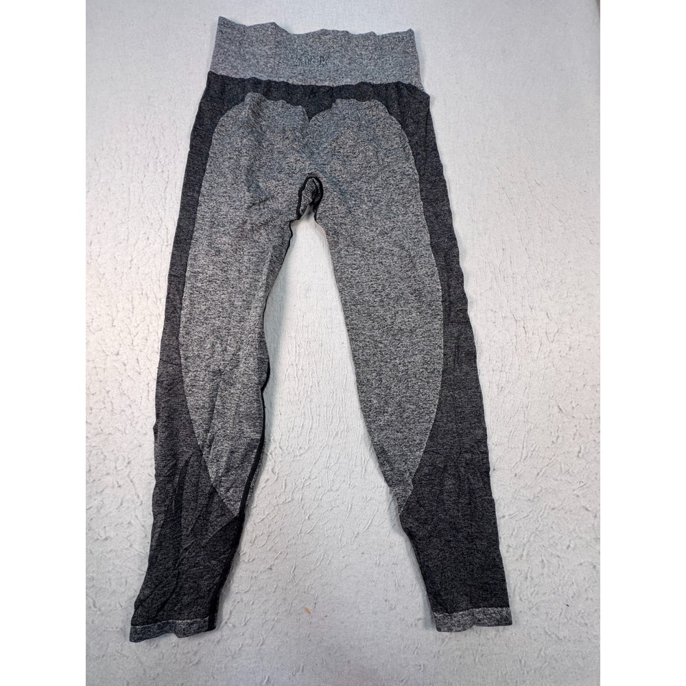 Victoria's Secret PINK Seamless Leggings Women's M Gray Heather Running Training